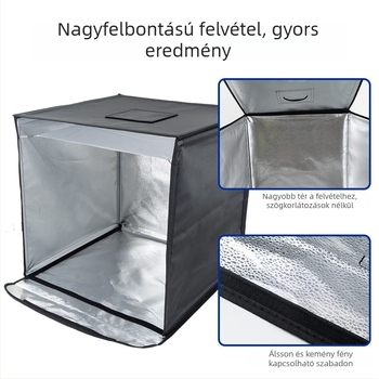 Mini összecsukható LED Softbox Fotóstúdió Doboz Csendélethez