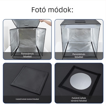 Mini összecsukható LED Softbox Fotóstúdió Doboz Csendélethez