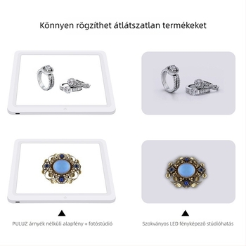 PULUZ Pkt3101b Fotózási Stúdió Készlet — Magas fényerősségű LED, Árnyékmentes Fénydoboz, Poliészter Felépítés, Professzionális fotózásra