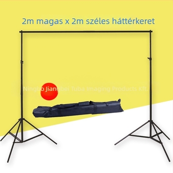 Háttérkeret fotózáshoz – alumíniumötvözet szerkezet; termékfotózáshoz ideális; modell: Background frame; tömeg: 2,5 kg; márka: Tubao image