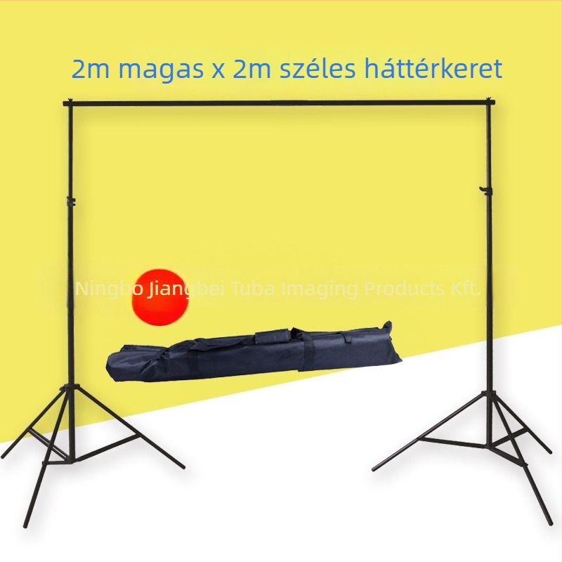 Háttérkeret fotózáshoz – alumíniumötvözet szerkezet; termékfotózáshoz ideális; modell: Background frame; tömeg: 2,5 kg; márka: Tubao image