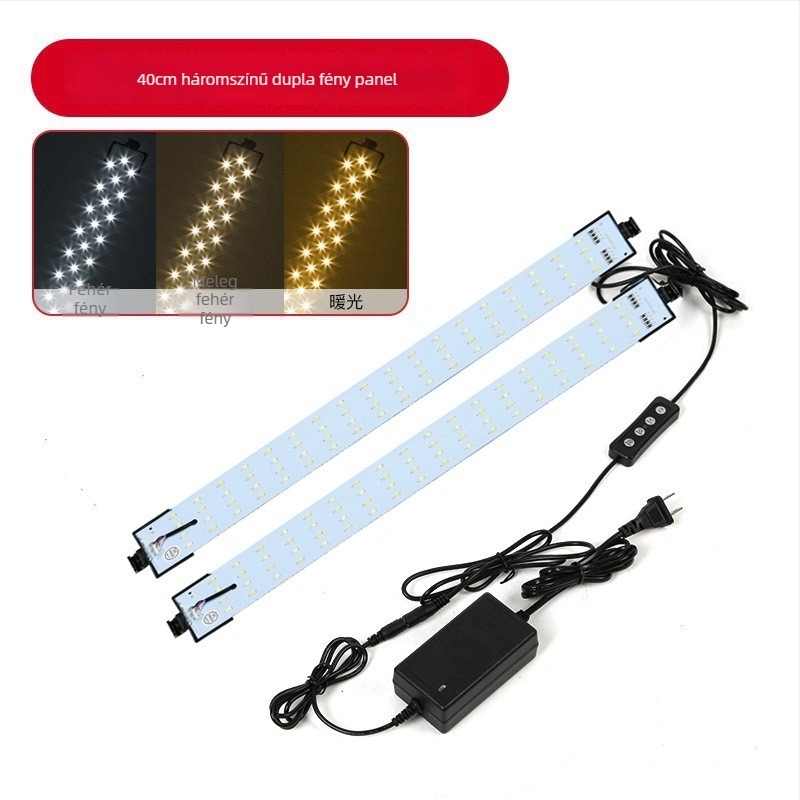 RETENG mini stúdió szabályozható LED világítással; összecsukható és hordozható fotózáshoz; Anyagok: poliészter LED világító panel; Méretek: 40×40×40 cm; Súly: 2,8 kg.