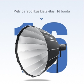 KP2 Softbox Bowens mounttal, mély parabolikus kialakítás, gyors telepítés, puha diffúzor