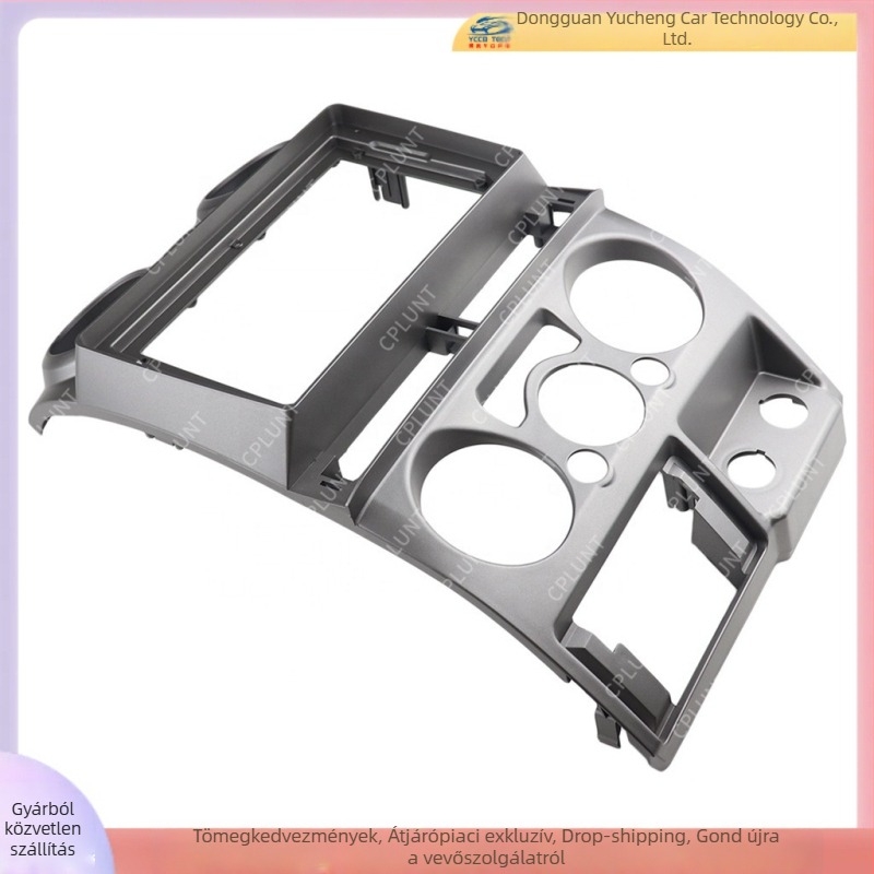Isuzu D-Max MU-7 és Chevrolet Colorado navigációs panel keret, ABS+PC, 9 hüvelykes kijelző, tömeg 1 kg, modellévek 2006–2012