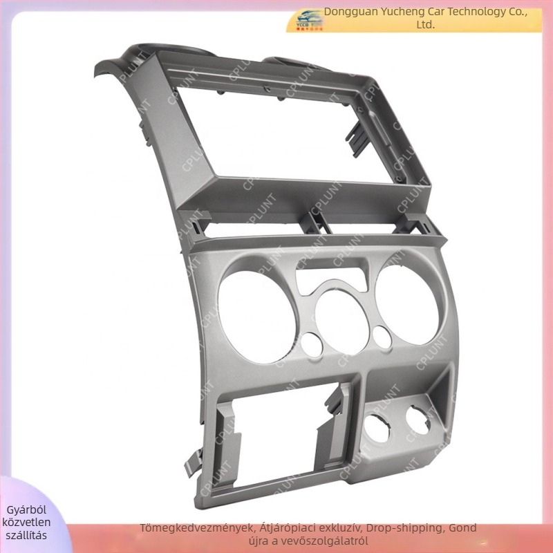 Isuzu D-Max MU-7 és Chevrolet Colorado navigációs panel keret, ABS+PC, 9 hüvelykes kijelző, tömeg 1 kg, modellévek 2006–2012