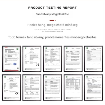 Kézben tartható kétoldalú világítással és HD nagyítással olvasáshoz, idősöknek és diákoknak — BITE