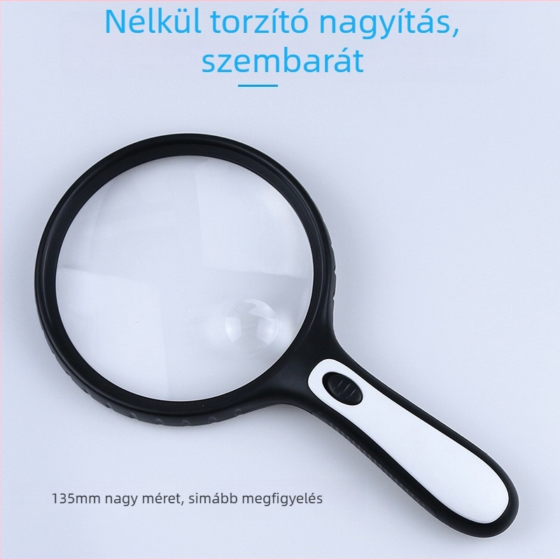 LED világítással ellátott kézi nagyító, modell 4986E, 10x nagyítás