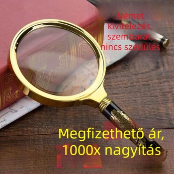 HD nagyító olvasáshoz, kézben tartható, nagy méret