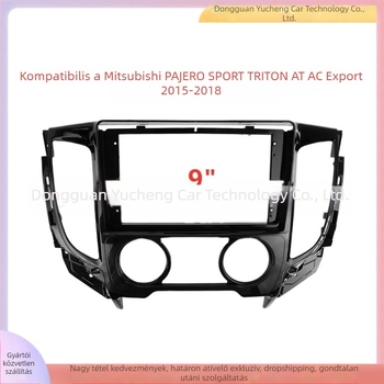 Android navigációs keret panel Mitsubishi TRITON/Pajero – ABS+PC anyag, kompatibilis 2015–2018 modellékkel, súly 1 kg