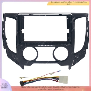 Android navigációs keret panel Mitsubishi TRITON/Pajero – ABS+PC anyag, kompatibilis 2015–2018 modellékkel, súly 1 kg