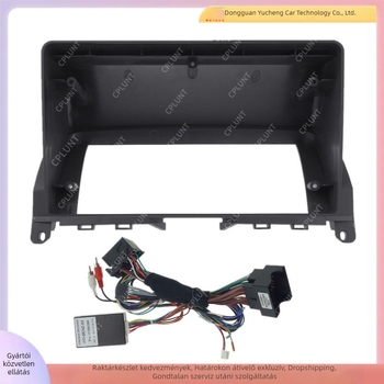 Mercedes-Benz C-Class C180 C200 W204 autó navigációs kerete – univerzális panel ABS+PC anyagból, kompatibilis modellek 2007–2010, súly 1 kg
