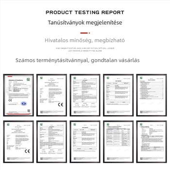 Új 9003 kézi nagyító optikai üveglencsével gyerekeknek és idős olvasáshoz