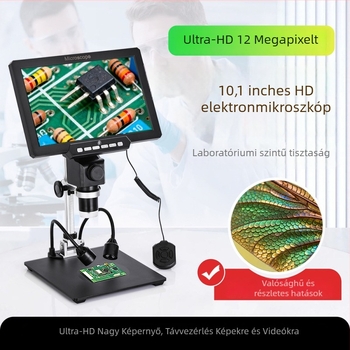 G2000 digitális mikroszkóp HD kijelzővel elektronikai javításokra, márka nélküli
