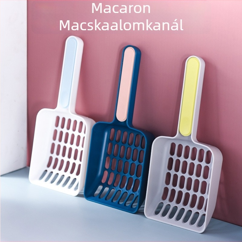 Macskaalom lapát, vastagított műanyag kivitel, nem importált