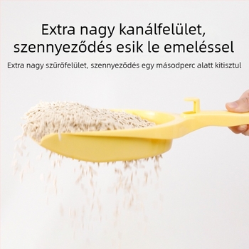 HAWoo macskaalom-lapát - PP anyagból, finom lyukakkal, könnyen tisztítható, multifunkcionális