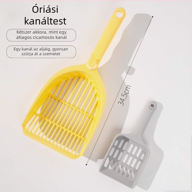 HAWoo macskaalom-lapát - PP anyagból, finom lyukakkal, könnyen tisztítható, multifunkcionális