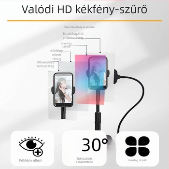 Telefonhoz clip-on nagyító, élő adás közvetítéséhez, 7–12 hüvelyk, HD, eredeti termék