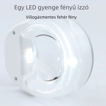 Chuda USB-töltésű nagyító LED-lámpával, HD felbontású, modell 6010C