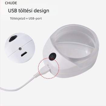 Chuda USB-töltésű nagyító LED-lámpával, HD felbontású, modell 6010C