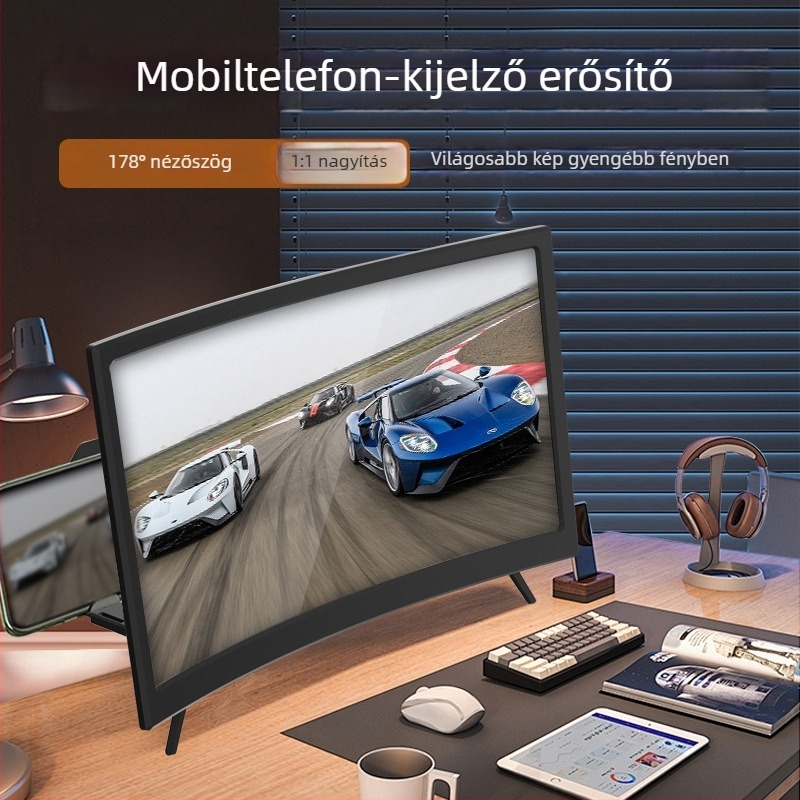 Mobiltelefonhoz való képernyő-erősítő tartó — Mingchuang Weili, ABS akril lencsék, általános stílus, testreszabás elérhető
