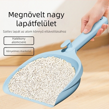 Nagy méretű, multifunkcionális macskaalom-lapát a macskaalomládához