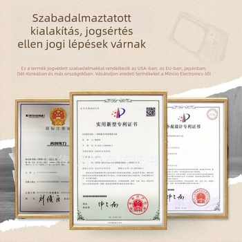 Asztali telefon-tartó integrált kihúzható képernyő-nagyítóval (ABS, akril lencsék, általános stílus)