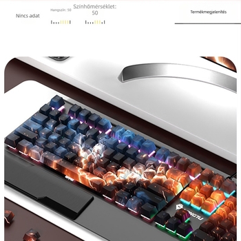 PBT Heat Sublimation Theme Keycap Set mechanikus billentyűzethez - 127 gomb, RGB háttérvilágítás, univerzális kompatibilitás, Blue kapcsoló kompatibilis