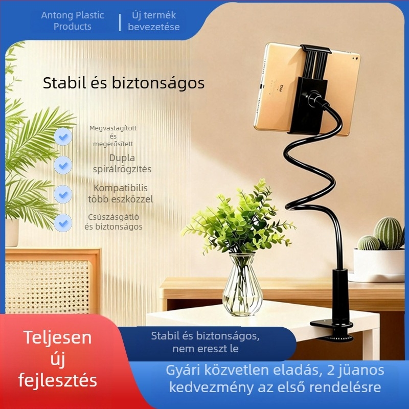 Ágy melletti tabletatartó állvány, egyszerű, testreszabható és címkézhető