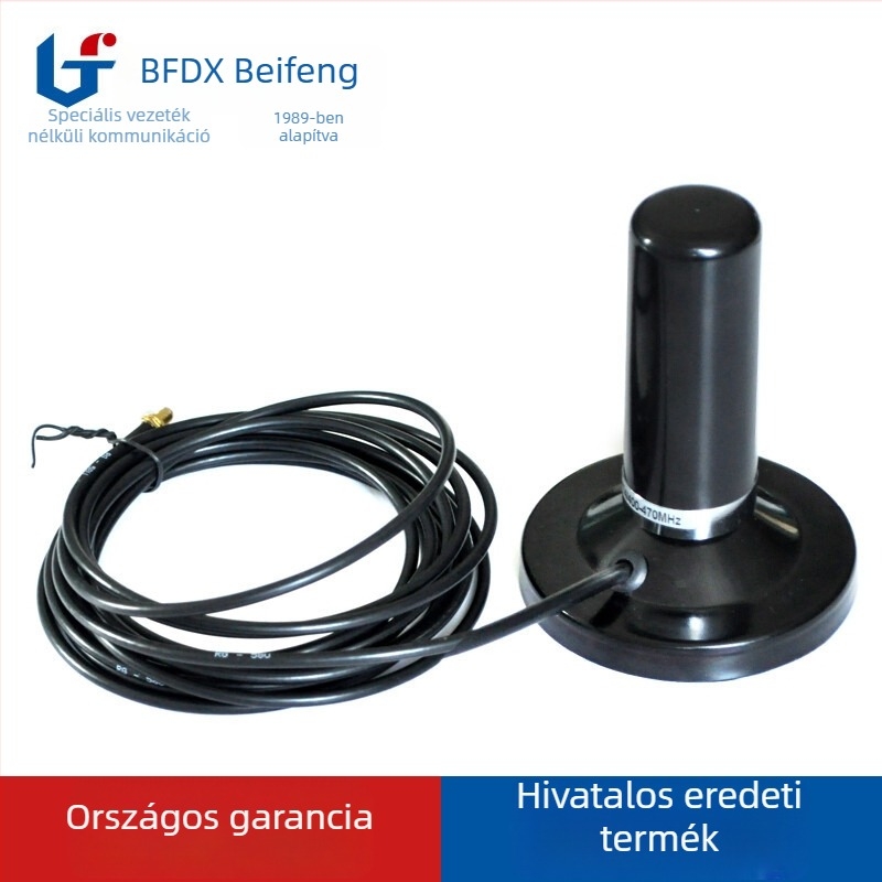 Autóba szerelt walkie-talkie antenna — két-szegmenses kialakítás, nagy jelnyereség, akár 3 km-es hatótávolság, vízálló, kijelző nélkül