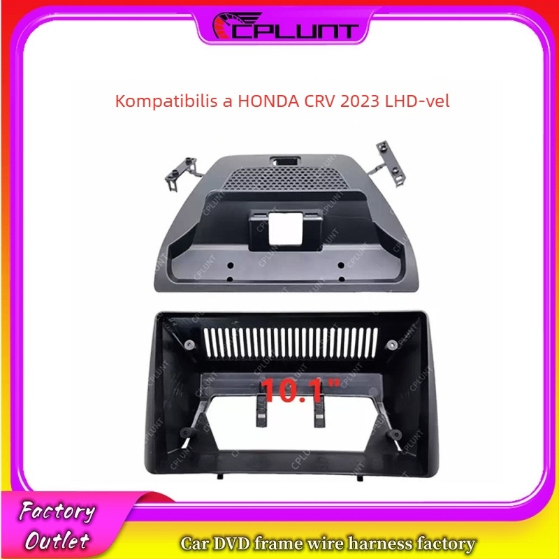 Honda CR-V Android műszerfal arcrám panel (Anyag: ABS+PC; Súly: 1200 g; Csomag: arcrám + vezetékek; Kompatibilis: Honda CR-V; Modellév: 2023)