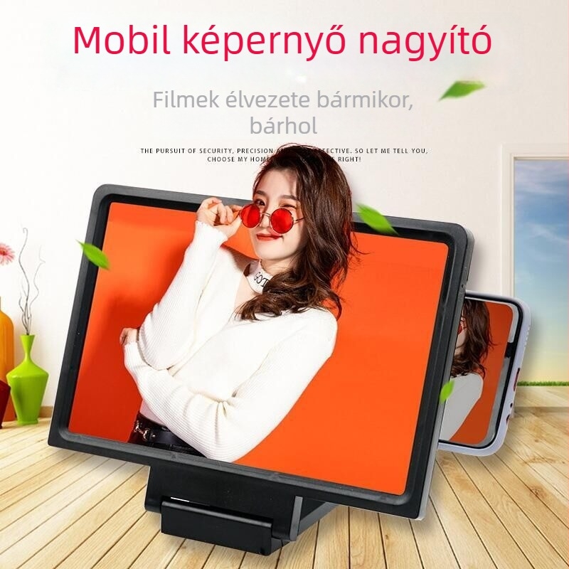 Baister F1 Mobiltelefon-kijelző nagyító, kézben tartható, olvasásra és szórakozásra