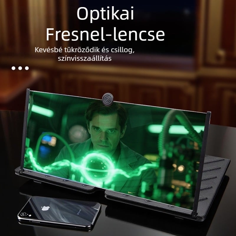 Telefonképernyő nagyító húzható kivitel, Finel lencse, származás Kína, termékkód BST-20inch