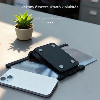 12 hüvelykes asztali összecsukható telefon-képernyő nagyító, lusta állvány, modell F12