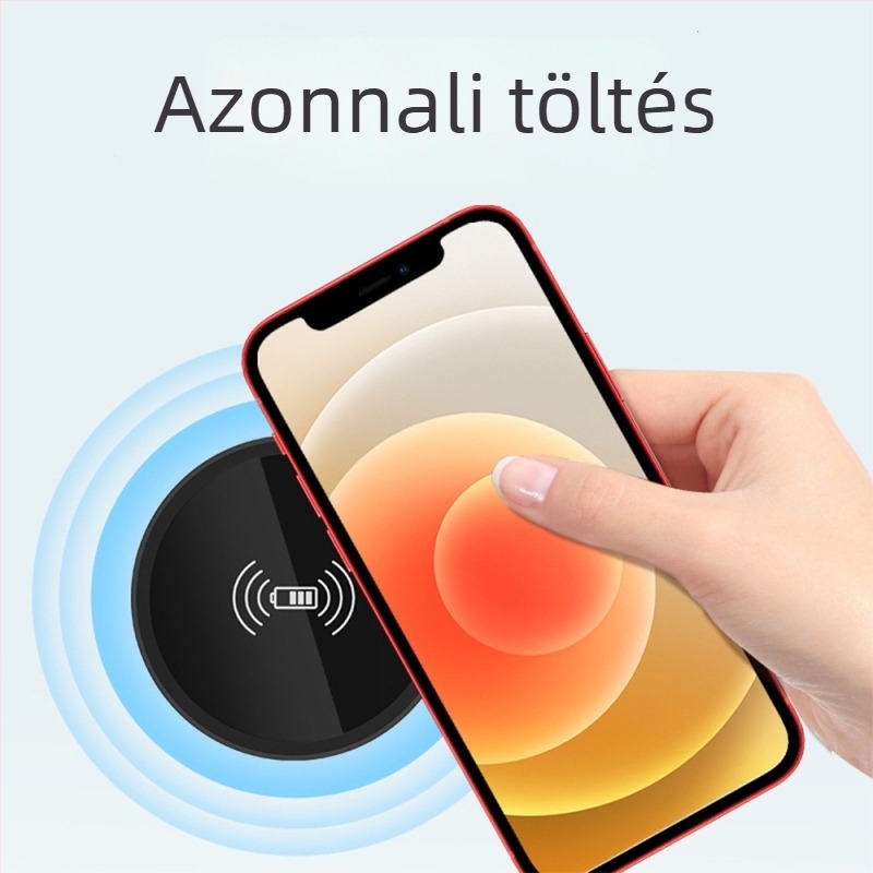 Asztalba épített vezeték nélküli töltő – Qi PD gyors töltés, max. 15W, kimenő áram 1,67A