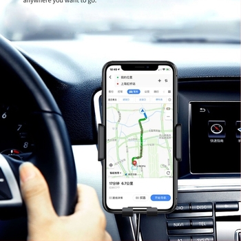 Freedrive Autóba való vezeték nélküli gyors töltő érintésérzékelővel, 10W QC2.0, 1.5A Micro USB, CE/FCC/ROHS