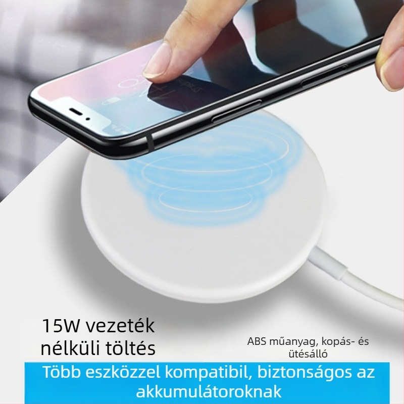 MagSafe mágneses vezeték nélküli töltő iPhone 12-höz pop-up kialakítással, 15W PD gyorstöltés