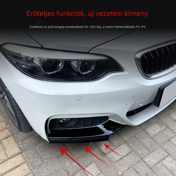 BMW 2 Series F22/F23 M Sport első sarkának autómatrica | ABS anyag | Szénszálas mintázat | Ragasztóval történő felhelyezés | Amp-z 429