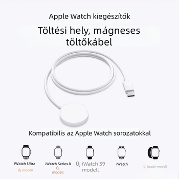 Apple Watch mágneses vezeték nélküli töltő – 2.5W kimenet, 0.5A, közvetlen töltés