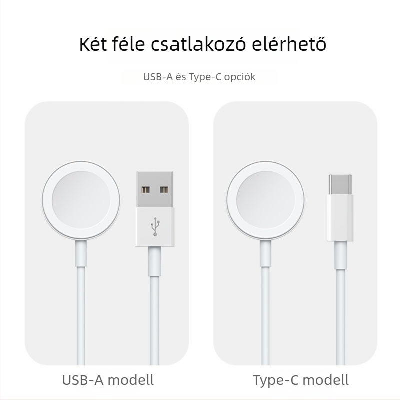 Apple Watch mágneses vezeték nélküli töltő – 2.5W kimenet, 0.5A, közvetlen töltés