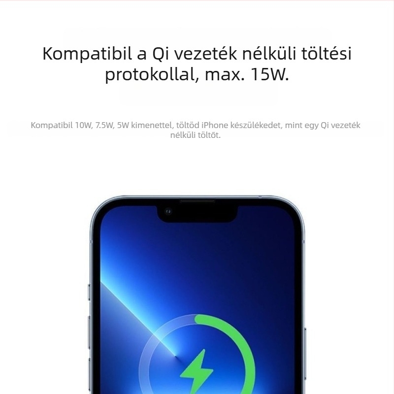 MagSafe vezeték nélküli töltő 15W mágneses gyors töltéssel iPhone 16/17 Pro Maxhoz