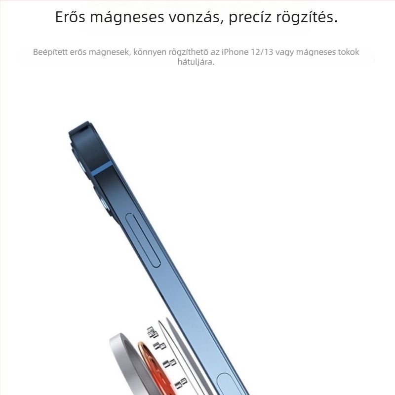 MagSafe vezeték nélküli töltő 15W mágneses gyors töltéssel iPhone 16/17 Pro Maxhoz