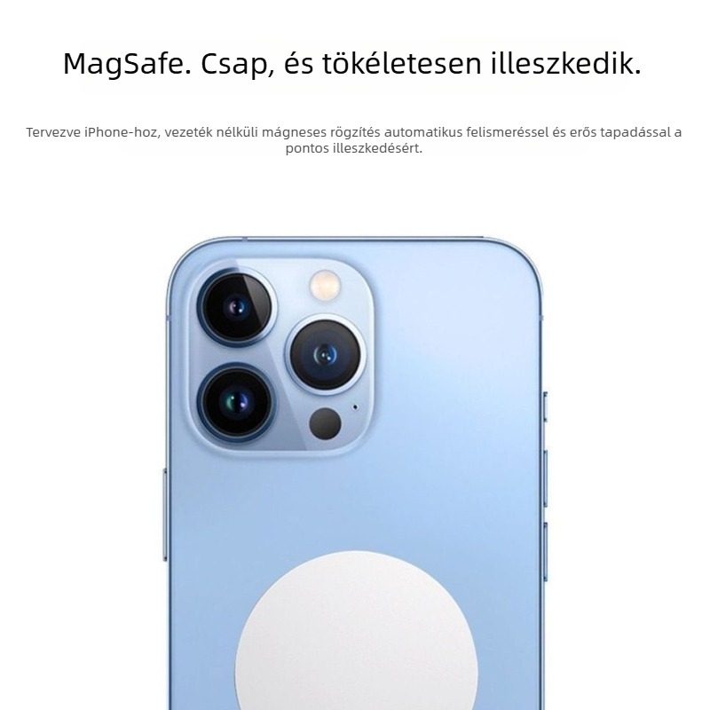 MagSafe vezeték nélküli töltő 15W mágneses gyors töltéssel iPhone 16/17 Pro Maxhoz