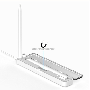 P1 2-in-1 vezeték nélküli töltő és tolltartó Apple Pencil Gen 1 és Gen 2-hoz — QC3.0, 5V bemenet, 1A kimenet, 3W teljesítmény, Modell P1
