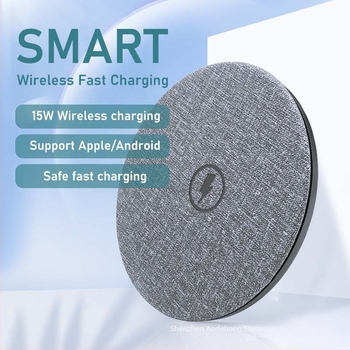 Newqi 15W Vezeték nélküli töltő iPhone-hoz – Hordozható asztali Qi töltő mágneses töltéssel, kimenet 5/7.5/10/15W