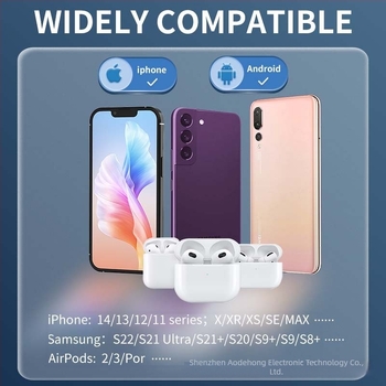 Newqi 15W Vezeték nélküli töltő iPhone-hoz – Hordozható asztali Qi töltő mágneses töltéssel, kimenet 5/7.5/10/15W