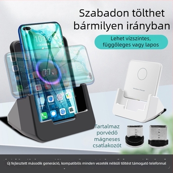 Vezeték nélküli gyors töltő okostelefonokhoz mágneses töltéssel, QC4.0, 15W