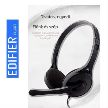 Edifier/Ramblers K550 vezetékes gaming fejhallgató mikrofonnal, 300 g