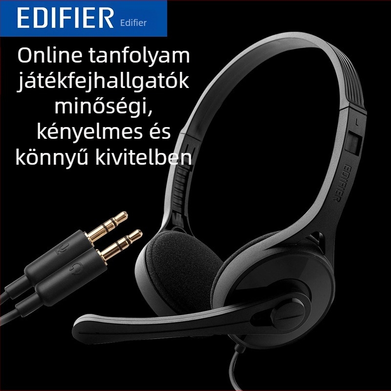 Edifier/Ramblers K550 vezetékes gaming fejhallgató mikrofonnal, 300 g
