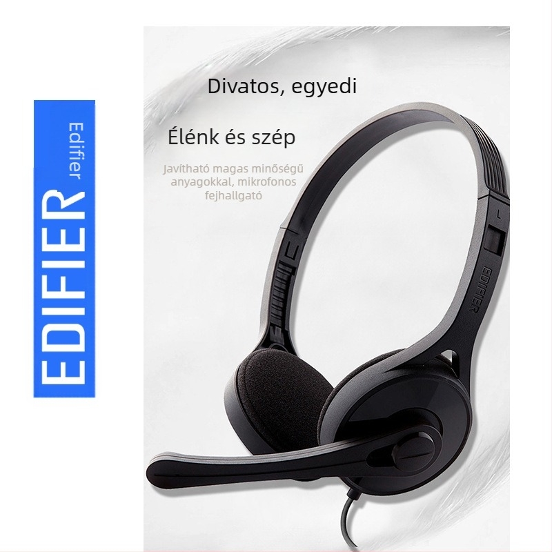 Edifier/Ramblers K550 vezetékes gaming fejhallgató mikrofonnal, 300 g