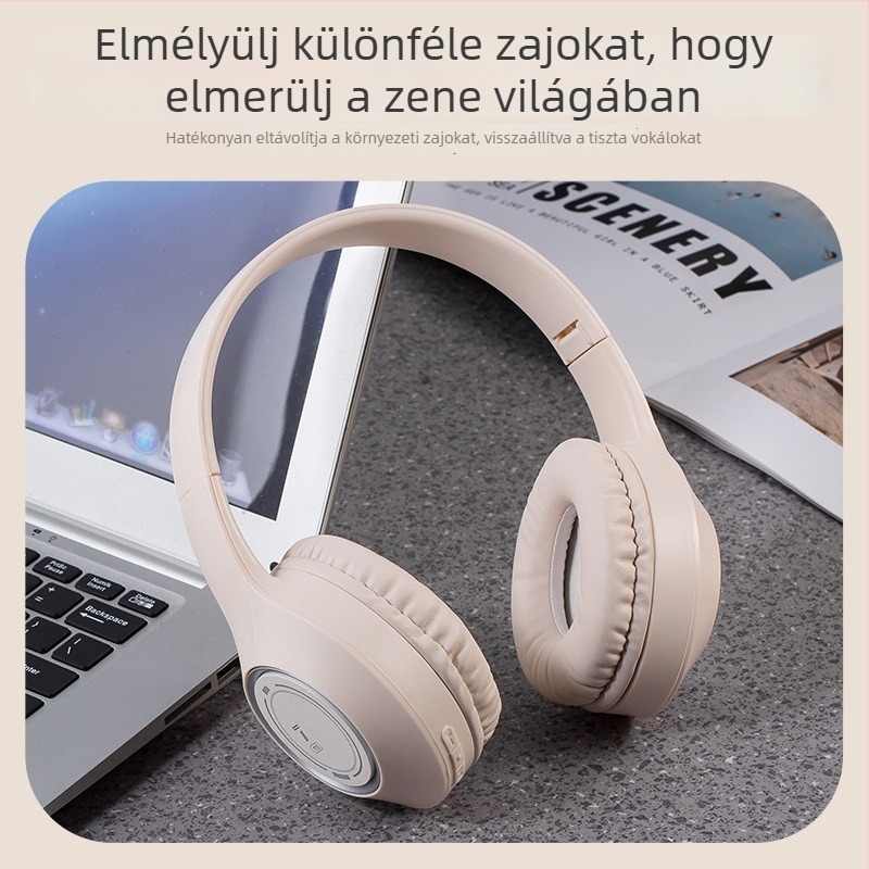 M3 Bluetooth játékfejhallgató pulzáló fényvilággal, vezetékes és vezeték nélküli, kétoldalas sztereó, Bluetooth 5.3, 10 m hatótávolság